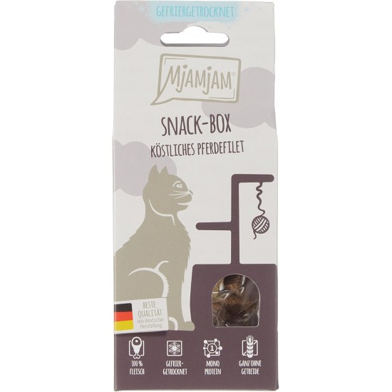 MjAMjAM Premium Cat Snack, Snack Bag, Culinary Wild Salmon, Pack of 1 (1 x 125 g), Natural, No Synthetic Preservatives MjAMjAM Premium Cat Snack, Snack Bag, Culinary Wild Salmon, Pack of 1 (1 x 125 g), Natural, No Synthetic Preservatives