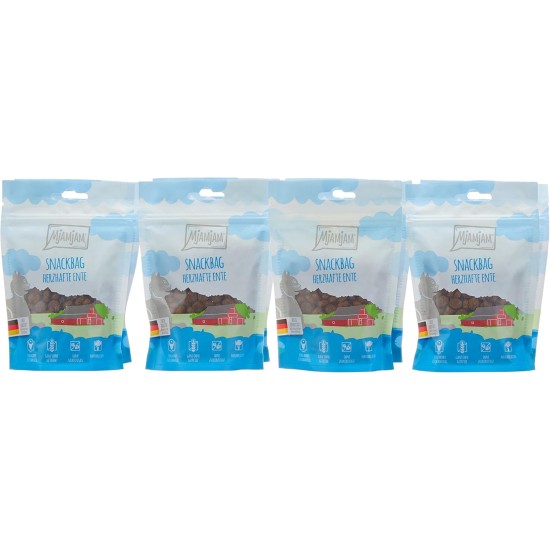 MjAMjAM Premium Cat Snack, Snack Bag, Culinary Wild Salmon, Pack of 1 (1 x 125 g), Natural, No Synthetic Preservatives MjAMjAM Premium Cat Snack, Snack Bag, Culinary Wild Salmon, Pack of 1 (1 x 125 g), Natural, No Synthetic Preservatives