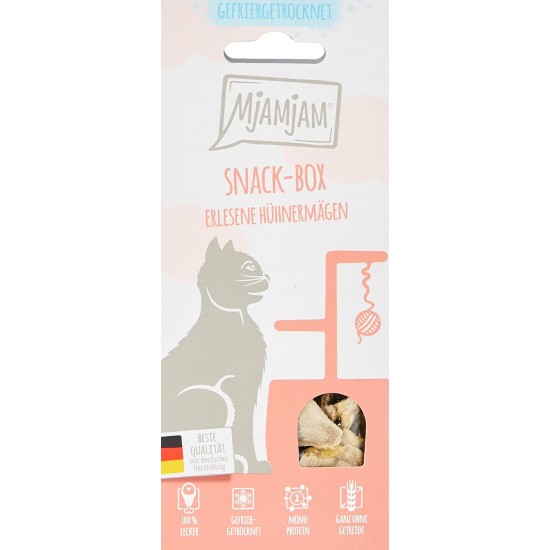 MjAMjAM Premium Cat Snack, Snack Bag, Culinary Wild Salmon, Pack of 1 (1 x 125 g), Natural, No Synthetic Preservatives MjAMjAM Premium Cat Snack, Snack Bag, Culinary Wild Salmon, Pack of 1 (1 x 125 g), Natural, No Synthetic Preservatives