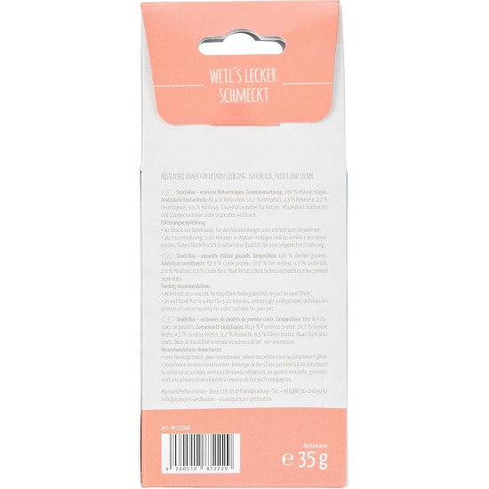 MjAMjAM Premium Cat Snack, Snack Bag, Culinary Wild Salmon, Pack of 1 (1 x 125 g), Natural, No Synthetic Preservatives MjAMjAM Premium Cat Snack, Snack Bag, Culinary Wild Salmon, Pack of 1 (1 x 125 g), Natural, No Synthetic Preservatives