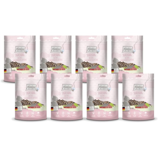 MjAMjAM Premium Cat Snack, Snack Bag, Culinary Wild Salmon, Pack of 1 (1 x 125 g), Natural, No Synthetic Preservatives MjAMjAM Premium Cat Snack, Snack Bag, Culinary Wild Salmon, Pack of 1 (1 x 125 g), Natural, No Synthetic Preservatives