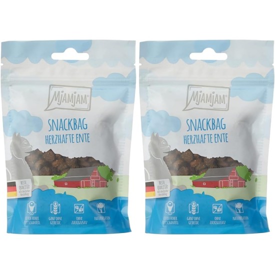 MjAMjAM Premium Cat Snack, Snack Bag, Culinary Wild Salmon, Pack of 1 (1 x 125 g), Natural, No Synthetic Preservatives MjAMjAM Premium Cat Snack, Snack Bag, Culinary Wild Salmon, Pack of 1 (1 x 125 g), Natural, No Synthetic Preservatives