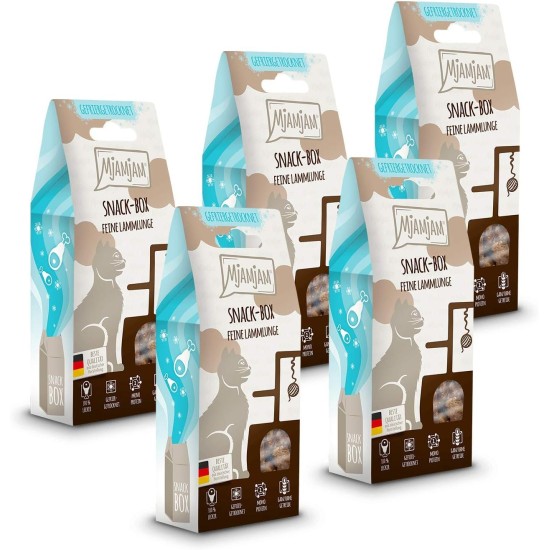 MjAMjAM Premium Cat Snack, Snack Bag, Culinary Wild Salmon, Pack of 1 (1 x 125 g), Natural, No Synthetic Preservatives MjAMjAM Premium Cat Snack, Snack Bag, Culinary Wild Salmon, Pack of 1 (1 x 125 g), Natural, No Synthetic Preservatives