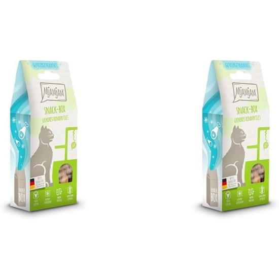 MjAMjAM Premium Cat Snack, Snack Bag, Culinary Wild Salmon, Pack of 1 (1 x 125 g), Natural, No Synthetic Preservatives MjAMjAM Premium Cat Snack, Snack Bag, Culinary Wild Salmon, Pack of 1 (1 x 125 g), Natural, No Synthetic Preservatives