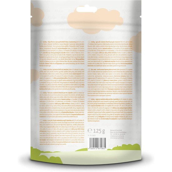 MjAMjAM Premium Cat Snack, Snack Bag, Culinary Wild Salmon, Pack of 1 (1 x 125 g), Natural, No Synthetic Preservatives MjAMjAM Premium Cat Snack, Snack Bag, Culinary Wild Salmon, Pack of 1 (1 x 125 g), Natural, No Synthetic Preservatives