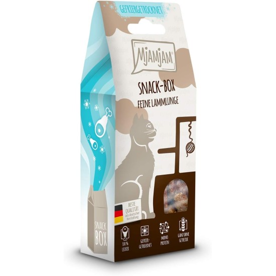 MjAMjAM Premium Cat Snack, Snack Bag, Culinary Wild Salmon, Pack of 1 (1 x 125 g), Natural, No Synthetic Preservatives MjAMjAM Premium Cat Snack, Snack Bag, Culinary Wild Salmon, Pack of 1 (1 x 125 g), Natural, No Synthetic Preservatives
