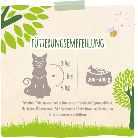 MjAMjAM Premium Wet Food for Cats - Naturally Delicious - Organic Beef, Pack of 6 (6 x 200 g), Grain-Free with Extra Meat MjAMjAM Premium Wet Food for Cats - Naturally Delicious - Organic Beef, Pack of 6 (6 x 200 g), Grain-Free with Extra Meat