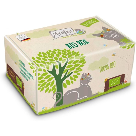MjAMjAM Premium Wet Food for Cats - Naturally Delicious - Organic Beef, Pack of 6 (6 x 200 g), Grain-Free with Extra Meat MjAMjAM Premium Wet Food for Cats - Naturally Delicious - Organic Beef, Pack of 6 (6 x 200 g), Grain-Free with Extra Meat