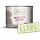 MjAMjAM Premium Wet Food for Cats, Juicy Chicken with Delicious Carrots, Pack of 6 (6 x 400 g), Grain-Free with Extra Meat MjAMjAM Premium Wet Food for Cats, Juicy Chicken with Delicious Carrots, Pack of 6 (6 x 400 g), Grain-Free with Extra Meat