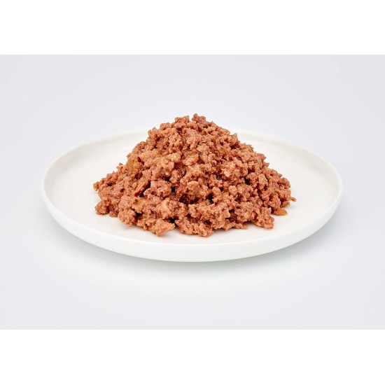 MjAMjAM Premium Wet Food for Cats, Pure Meat Enjoyment, Pure Juicy Chicken, Pack of 6 (6 x 400 g), Grain-Free with Extra Meat MjAMjAM Premium Wet Food for Cats, Pure Meat Enjoyment, Pure Juicy Chicken, Pack of 6 (6 x 400 g), Grain-Free with Extra Meat