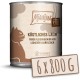 MjAMjAM Premium Wet Food for Cats, Pure Meat Enjoyment, Pure Juicy Chicken, Pack of 6 (6 x 400 g), Grain-Free with Extra Meat MjAMjAM Premium Wet Food for Cats, Pure Meat Enjoyment, Pure Juicy Chicken, Pack of 6 (6 x 400 g), Grain-Free with Extra Meat