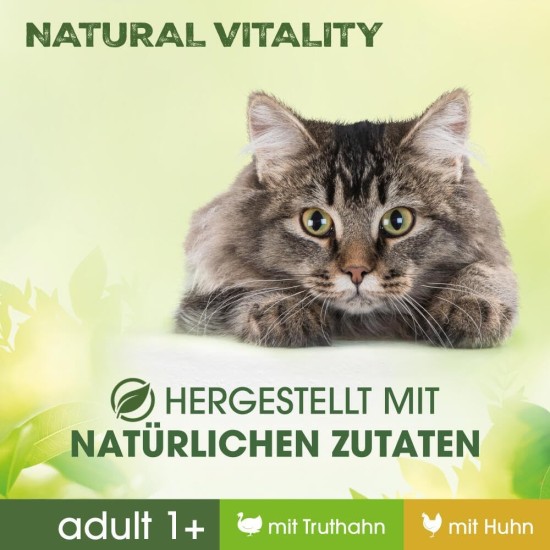 PERFECT FIT Adult 1+ Premium Wet Cat Food - 36 x 50 g Portion Bag - with Chicken and Turkey - Wet Food for Cats - No Grain PERFECT FIT Adult 1+ Premium Wet Cat Food - 36 x 50 g Portion Bag - with Chicken and Turkey - Wet Food for Cats - No Grain