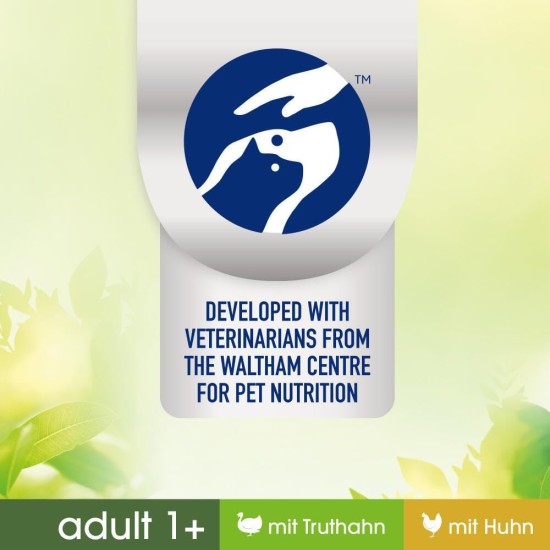 PERFECT FIT Adult 1+ Premium Wet Cat Food - 36 x 50 g Portion Bag - with Chicken and Turkey - Wet Food for Cats - No Grain PERFECT FIT Adult 1+ Premium Wet Cat Food - 36 x 50 g Portion Bag - with Chicken and Turkey - Wet Food for Cats - No Grain