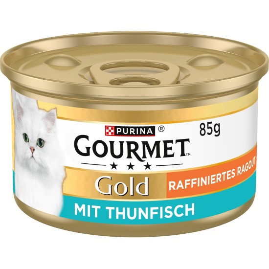PURINA GOURMET Gold Refined Ragout Wet Cat Food, Various Varieties, 12 Pack (12 x 85 g) PURINA GOURMET Gold Refined Ragout Wet Cat Food, Various Varieties, 12 Pack (12 x 85 g)