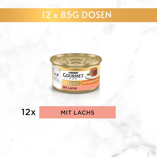 PURINA GOURMET Gold Refined Ragout Wet Cat Food, Various Varieties, 12 Pack (12 x 85 g) PURINA GOURMET Gold Refined Ragout Wet Cat Food, Various Varieties, 12 Pack (12 x 85 g)