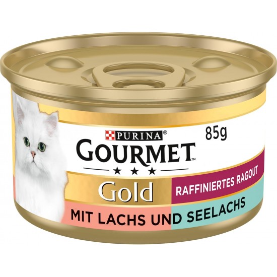 PURINA GOURMET Gold Refined Ragout Wet Cat Food, Various Varieties, 12 Pack (12 x 85 g) PURINA GOURMET Gold Refined Ragout Wet Cat Food, Various Varieties, 12 Pack (12 x 85 g)