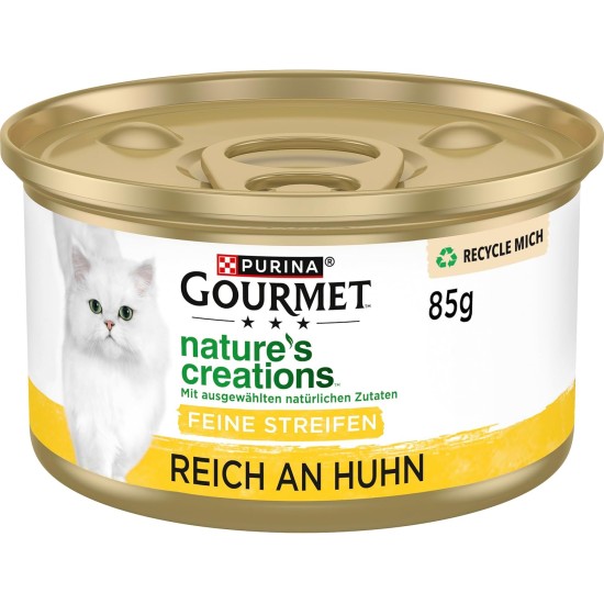 PURINA GOURMET Nature's Creation Wet Cat Food in Natural Jelly, Tuna PURINA GOURMET Nature's Creation Wet Cat Food in Natural Jelly, Tuna