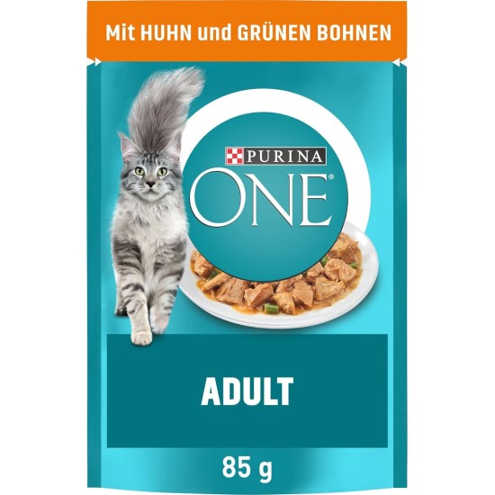 PURINA ONE Adult Wet Cat Food, Variety Mix, Pack of 40 (40 x 85 g) PURINA ONE Adult Wet Cat Food, Variety Mix, Pack of 40 (40 x 85 g)