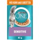 PURINA ONE Sensitive Wet Cat Food, Delicate Pieces in Sauce with Chicken, Pack of 26 (26 x 85 g) PURINA ONE Sensitive Wet Cat Food, Delicate Pieces in Sauce with Chicken, Pack of 26 (26 x 85 g)