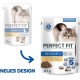 Perfect Fit Indoor 1+ Wet Food for Adult House Cats from 1 Year, Supports Vitality, Different Varieties