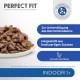 Perfect Fit Indoor 1+ Wet Food for Adult House Cats from 1 Year, Supports Vitality, Different Varieties