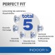 Perfect Fit Indoor 1+ Wet Food for Adult House Cats from 1 Year, Supports Vitality, Different Varieties
