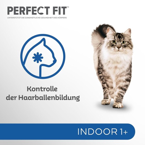 Perfect Fit Indoor 1+ Wet Food for Adult House Cats from 1 Year, Supports Vitality, Different Varieties Perfect Fit Indoor 1+ Wet Food for Adult House Cats from 1 Year, Supports Vitality, Different Varieties