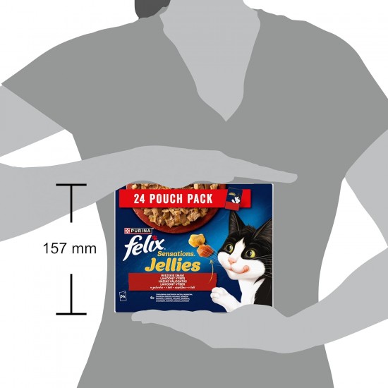 Purina Cat Food Chicken Beef Lamb Duck 24 x 85g Purina Cat Food Chicken Beef Lamb Duck 24 x 85g