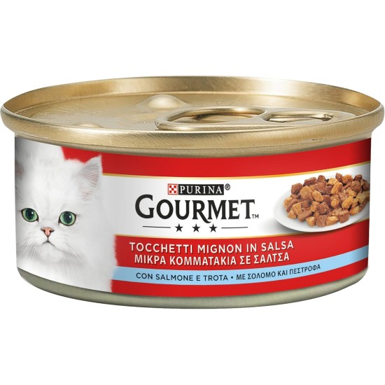 Purina Courmet with Salmon and Trout Pack of 24 (24 x 195 g) Purina Courmet with Salmon and Trout Pack of 24 (24 x 195 g)