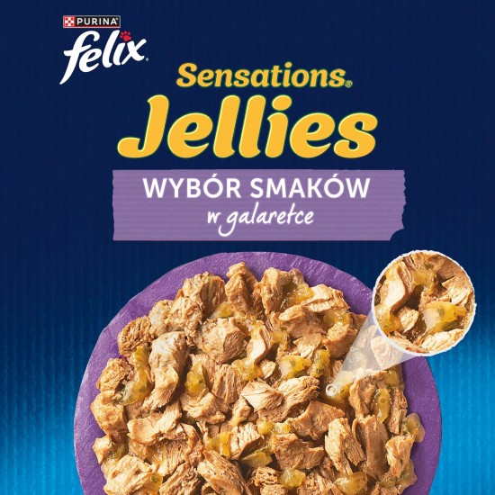 Purina Felix Sensations Cat Food Turkey Lamb 12 x 85 g Purina Felix Sensations Cat Food Turkey Lamb 12 x 85 g