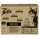 Purina Felix Sensations Wet Cat Food with Beef, Chicken, Duck, Lamb, 80 Bags of 85 g, Pack of 1 Purina Felix Sensations Wet Cat Food with Beef, Chicken, Duck, Lamb, 80 Bags of 85 g, Pack of 1