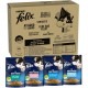 Purina Felix Wet Cat Food with Tuna, Salmon, Cod, Cod, 80 Bags of 85 g Purina Felix Wet Cat Food with Tuna, Salmon, Cod, Cod, 80 Bags of 85 g