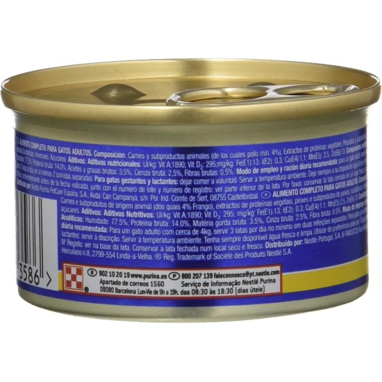 Purina Gourmet Cat Meat Food Grilled 24 x 85 g Total 2.04 kg Purina Gourmet Cat Meat Food Grilled 24 x 85 g Total 2.04 kg