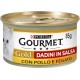 Purina Gourmet Gold Cubes Made of Sauce Moisture Cat with Chicken and Liver, 24 Cans of 85 g, 85 g (Pack of 24) Purina Gourmet Gold Cubes Made of Sauce Moisture Cat with Chicken and Liver, 24 Cans of 85 g, 85 g (Pack of 24)