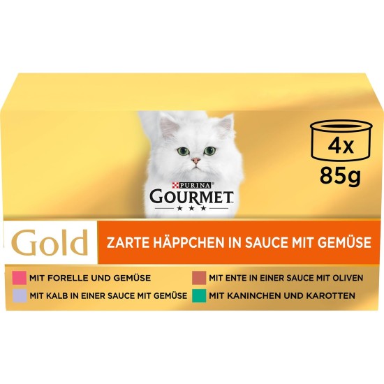 Purina Gourmet Gold Delicate Nibbles In Sauce, Cat Food For Demanding Cats, Pet Food, Tinned Wet Food Purina Gourmet Gold Delicate Nibbles In Sauce, Cat Food For Demanding Cats, Pet Food, Tinned Wet Food