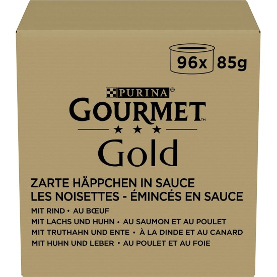 Purina Gourmet Gold Delicate Nibbles In Sauce, Cat Food For Demanding Cats, Pet Food, Tinned Wet Food Purina Gourmet Gold Delicate Nibbles In Sauce, Cat Food For Demanding Cats, Pet Food, Tinned Wet Food