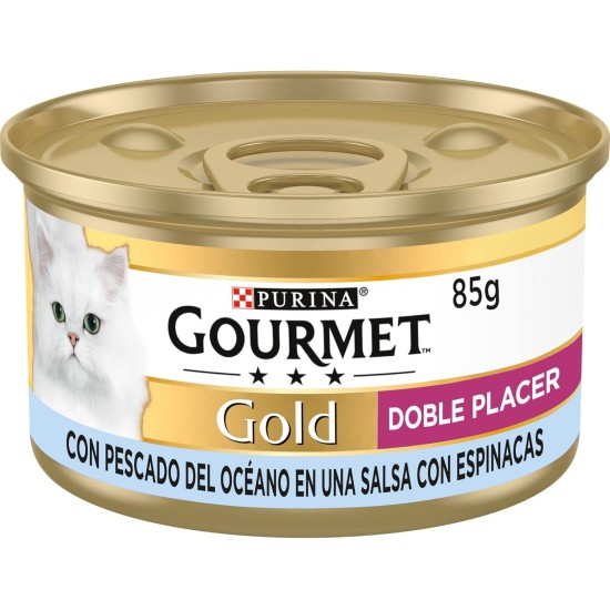 Purina Gourmet Gold Double Pleasure Wet Cat Food Sea Fish 24 Tubs of 85 g Purina Gourmet Gold Double Pleasure Wet Cat Food Sea Fish 24 Tubs of 85 g
