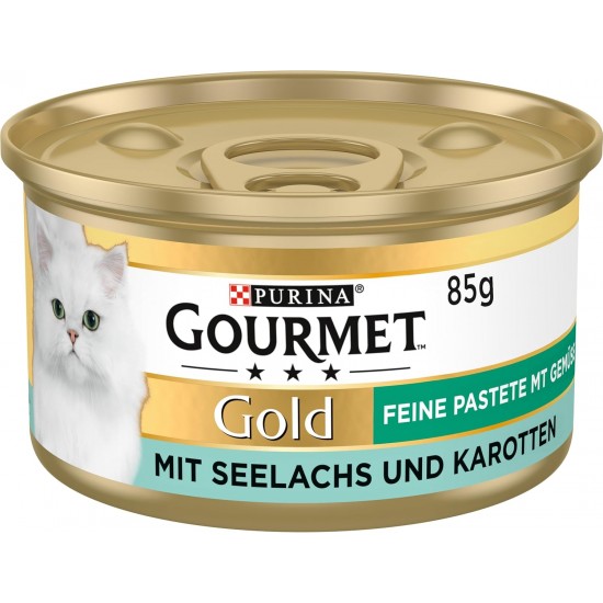 Purina Gourmet Gold Fine Pate High quality cat food, pack of 12 (12 x 85 g tin) Purina Gourmet Gold Fine Pate High quality cat food, pack of 12 (12 x 85 g tin)
