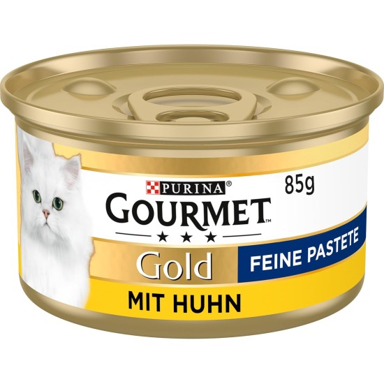 Purina Gourmet Gold Fine Pate Wet Cat Food with Chicken, Pack of 12 (12 x 85 g) Purina Gourmet Gold Fine Pate Wet Cat Food with Chicken, Pack of 12 (12 x 85 g)
