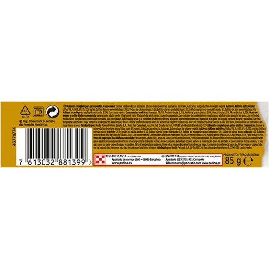Purina Gourmet Gold Mousse Cat Food, 24 x 85 g Purina Gourmet Gold Mousse Cat Food, 24 x 85 g