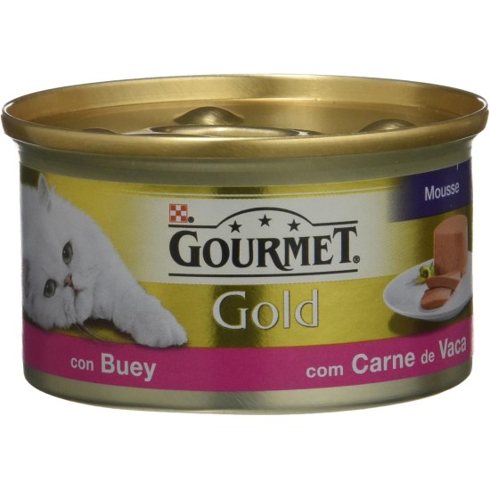 Purina Gourmet Gold Mousse Wet Cat Food, 8 x (12 x 85 g) Purina Gourmet Gold Mousse Wet Cat Food, 8 x (12 x 85 g)