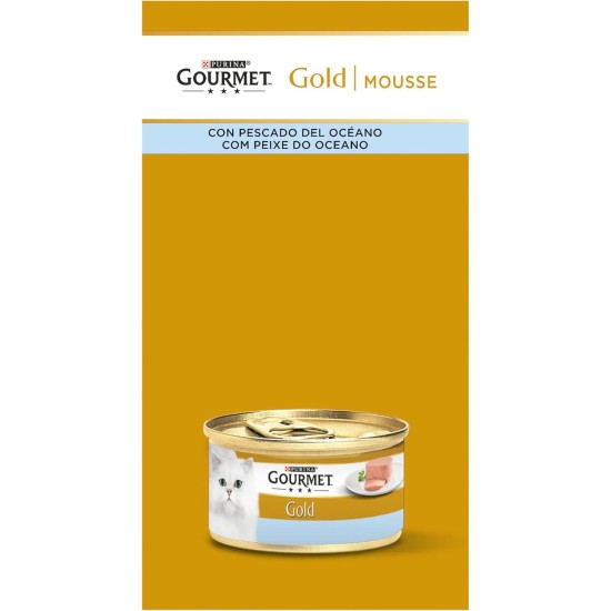 Purina Gourmet Gold Mousse Wet Cat Food with Chicken - 24 x 85g Tubs Purina Gourmet Gold Mousse Wet Cat Food with Chicken - 24 x 85g Tubs