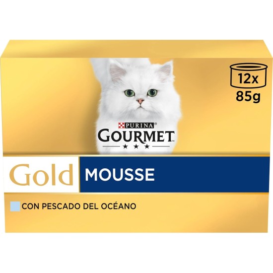 Purina Gourmet Gold Mousse Wet Cat Food with Chicken - 24 x 85g Tubs Purina Gourmet Gold Mousse Wet Cat Food with Chicken - 24 x 85g Tubs
