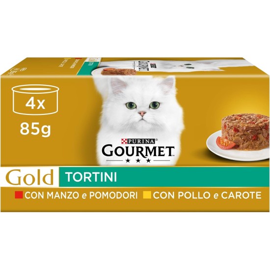 Purina Gourmet Gold Wet Cat Food Mousse with Ocean Fish 24 Cans of 85 g, Tin 24 x 85 g Purina Gourmet Gold Wet Cat Food Mousse with Ocean Fish 24 Cans of 85 g, Tin 24 x 85 g