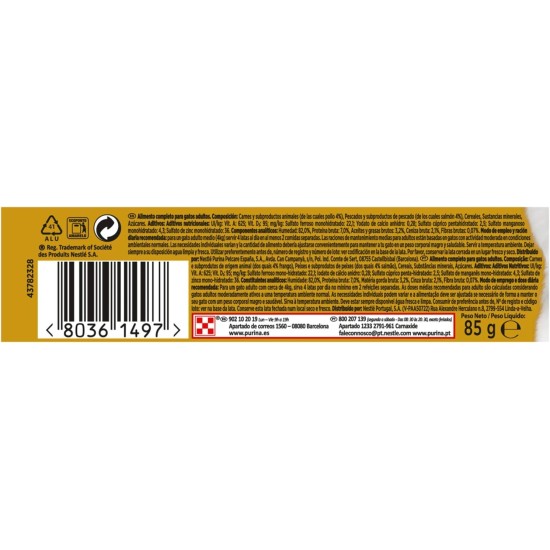 Purina Gourmet Gold Wet Cat Food Mousse with Ocean Fish 24 Cans of 85 g, Tin 24 x 85 g Purina Gourmet Gold Wet Cat Food Mousse with Ocean Fish 24 Cans of 85 g, Tin 24 x 85 g