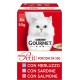 Purina Gourmet Mon Petit Moisture Cat with Beef, Liver, Wild 48 Bags of 50 g Purina Gourmet Mon Petit Moisture Cat with Beef, Liver, Wild 48 Bags of 50 g