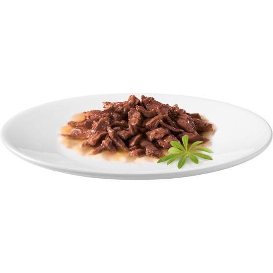 Purina Gourmet Mon Petit Moisture Cat with Beef, Liver, Wild 48 Bags of 50 g Purina Gourmet Mon Petit Moisture Cat with Beef, Liver, Wild 48 Bags of 50 g