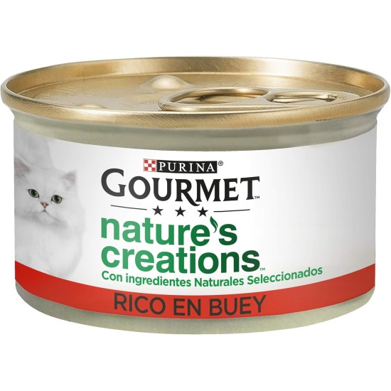 Purina Gourmet Nature's Creations Natural Wet Cat Food for Sea Fish 24 x 85g Purina Gourmet Nature's Creations Natural Wet Cat Food for Sea Fish 24 x 85g