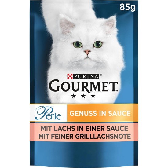 Purina Gourmet Perle Delights in Sauce Wet Cat Food, with Chicken, Pack of 26 (26 x 85 g) Purina Gourmet Perle Delights in Sauce Wet Cat Food, with Chicken, Pack of 26 (26 x 85 g)