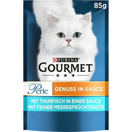 Purina Gourmet Perle Delights in Sauce Wet Cat Food, with Chicken, Pack of 26 (26 x 85 g) Purina Gourmet Perle Delights in Sauce Wet Cat Food, with Chicken, Pack of 26 (26 x 85 g)